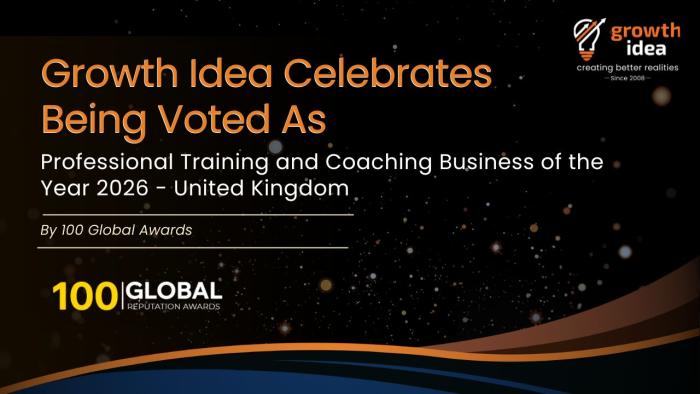 Growth Idea has been awarded Professional Training and Coaching Business of the Year 2026